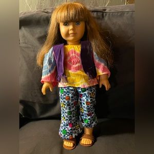 Pleasant Company American Girl Doll Dressed in 60’s Hippie Outfit